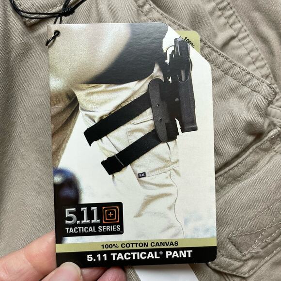 511 Tactical BDU Cargo Pant Womens 16 Khaki Tan 100% Cotton Canvas 64355 NWT - Picture 7 of 10
